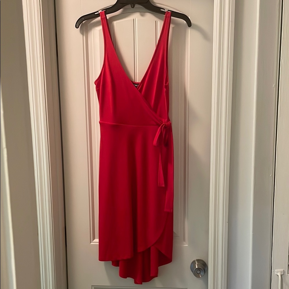 Express Faux Wrap Dress